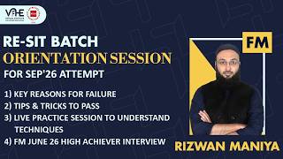 ACCA FM Re-sit Orientation Sep'26 Attempt | Resit Strategy 2026 | How to Pass in Your Next Attempt