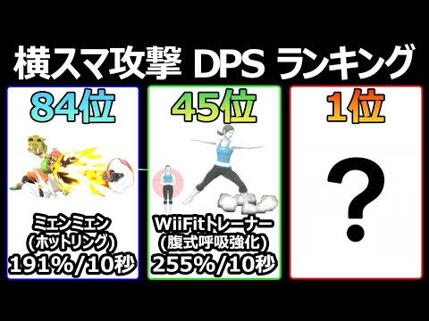 DPS of Forward Smash Attack (F-Smash) Ranking - Super Smash Bros. SPECIAL