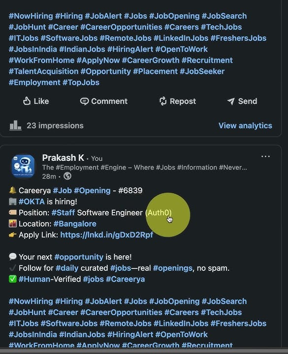 🏢 #OKTA is #hiring || 🏷️ #Position: #StaffSoftwareEngineer(Auth0)