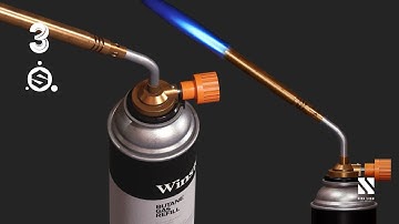 Game Asset Gas Torch | Autodesk3dsMax/SubstancePainter