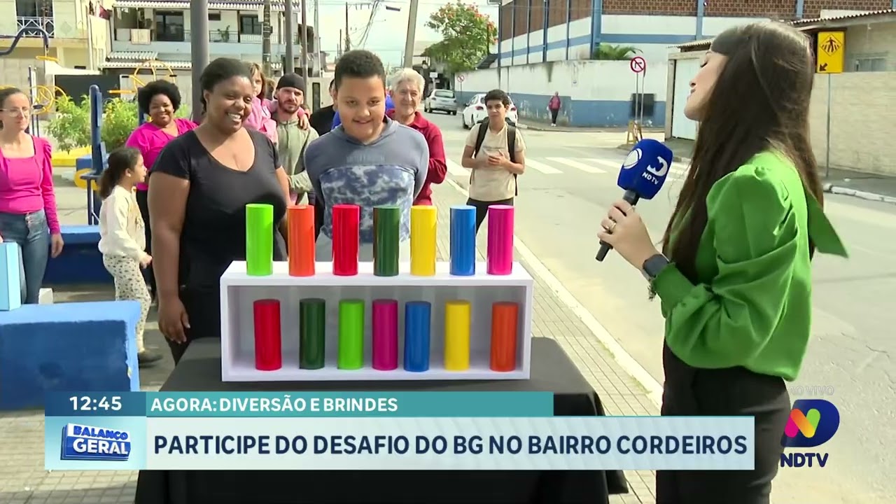 Desafio do BG promove integração e diversão no bairro Cordeiros