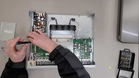 Qlogic 12200 36 Port 40Gbps Infiniband Switch #teardown