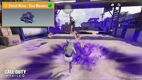 Legendary Shockwave Gameplay CODM - Meliodas Draw COD Mobile