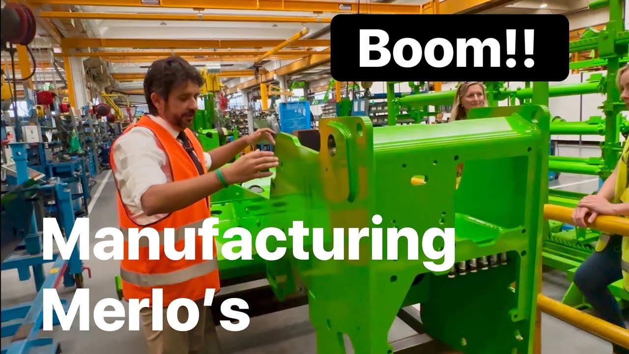 Farm update 389 Visit Merlo telehandler factory in Italy & look sugar beet trials harvester.