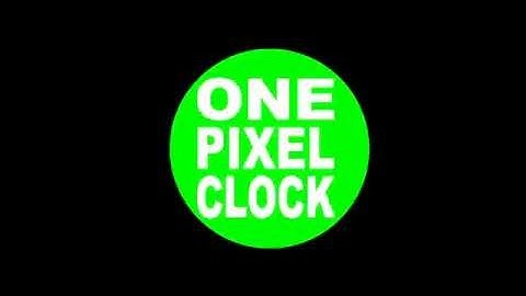 One Pixel Clock principle