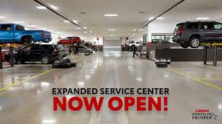 Longo Toyota of Prosper | Our New Expanded Service Center is NOW OPEN!
