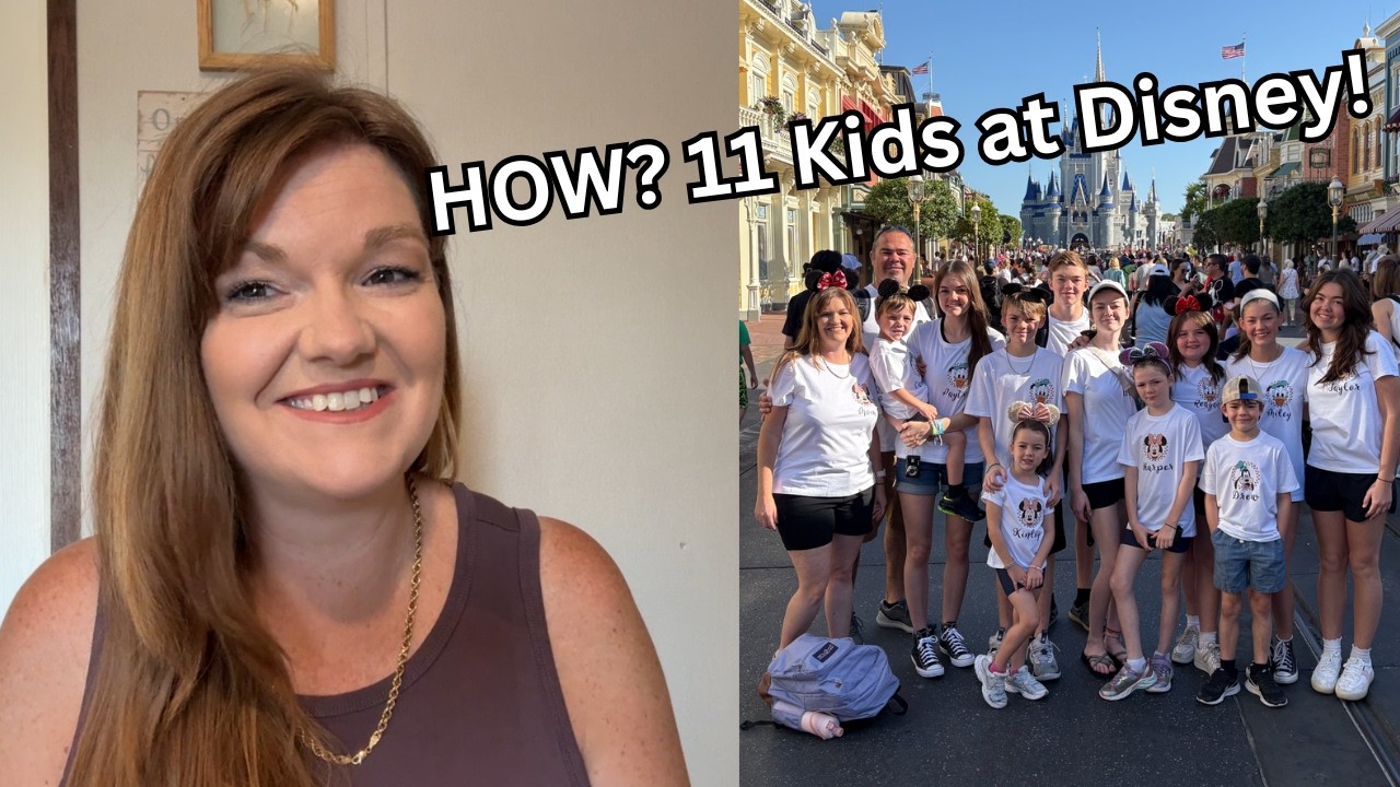 How We Survive Disney With 11 Kids - YouTube