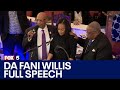 Fani willis big bethel ame church full speech  fox 5 news