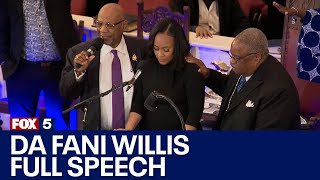 Fani Willis Big Bethel AME Church full speech | FOX 5 News