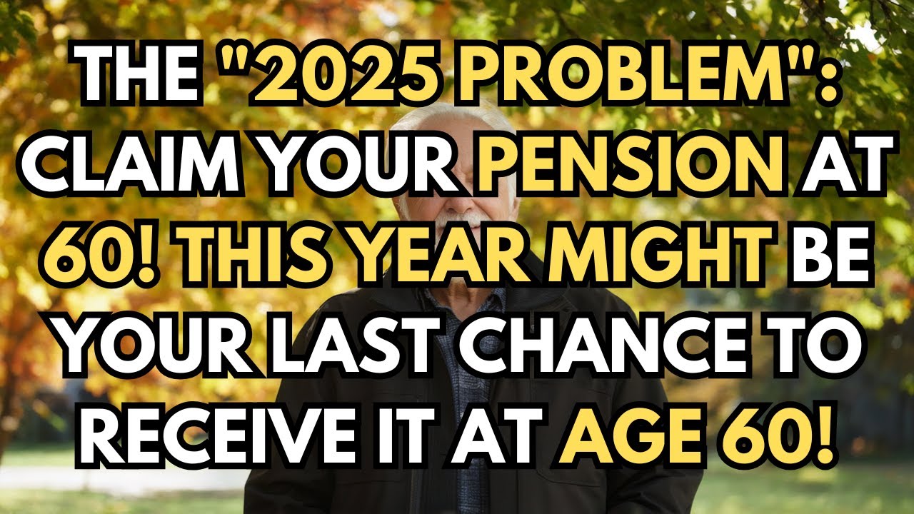 The 2025 Problem Claim Your Pension at 60! This Year Might Be Your Last ...