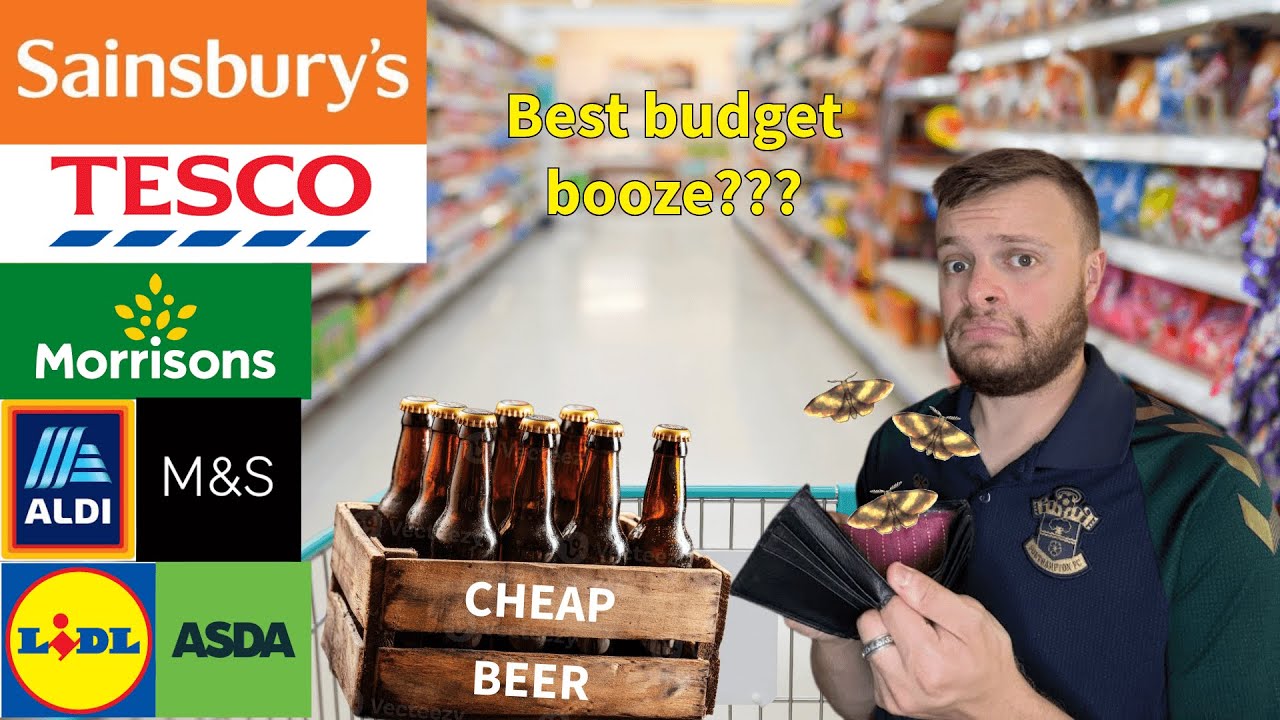 Reviewing each Supermarket's CHEAPEST BEER/CIDER! 