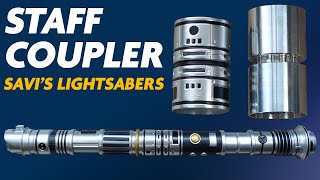 NEW Savi s Lightsaber Staff Coupler