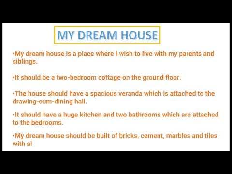 my dream house essay in tamil