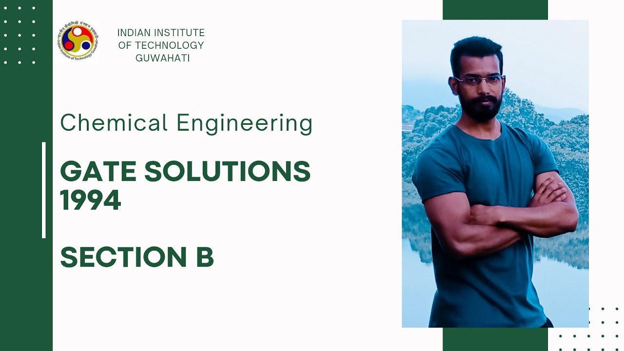 Gate 1994 part II | Chemical engineering solutions.... 