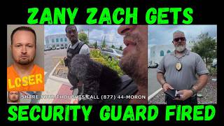 Zany Zach Gets Security Guard Fired!