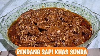 MEMASAK RENDANG SAPI KHAS SUNDA ala DAPUR AMIH