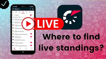 Where to find live standings on Flashscore?