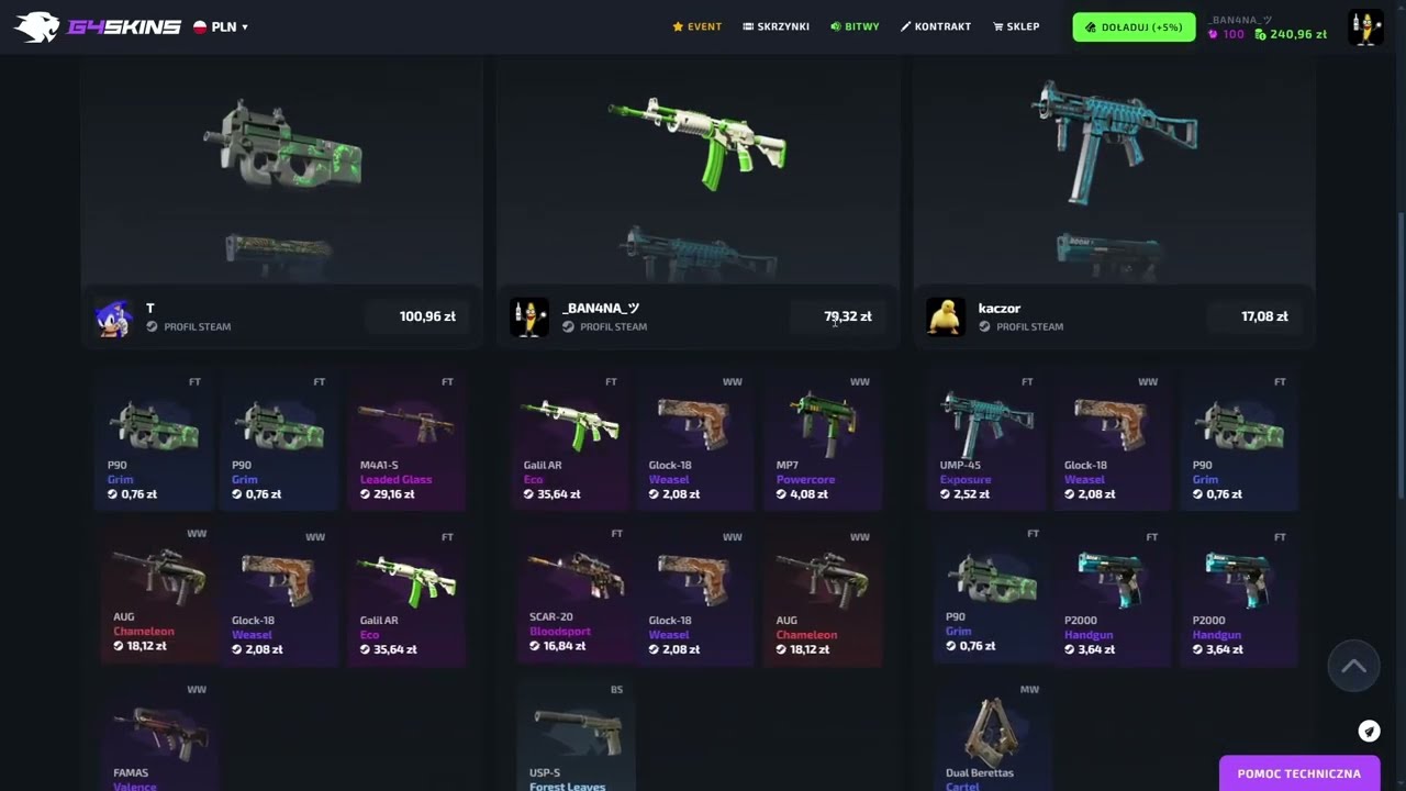 Od 300zł do mocnego PROFITU?!!Mocne Bitwy na G4SKINS