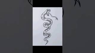 cobra snake drawing #drawing #shorts