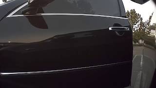 Thief breaking-in on tesla model 3 caught on teslacam (sentry mode)