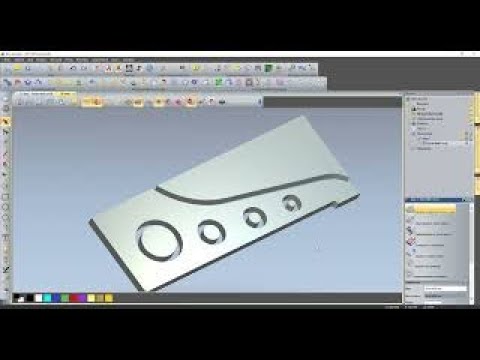 ArtCAM 2D резка на ЧПУ станке.