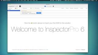 InspectorPro 6 - Importing a DDR when hosted