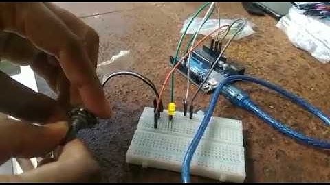 arduino - mengatur led berkedip dengan potensiometer