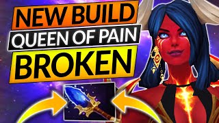 Aghanim&#39;s Queen of Pain is MADNESS - EASIEST HERO BUILD FOR RANKED! - Dota 2 Mid Guide (7.33c)