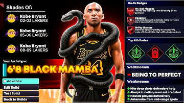 This NEW KOBE BRYANT BUILD is UNSTOPPABLE on NBA 2K26