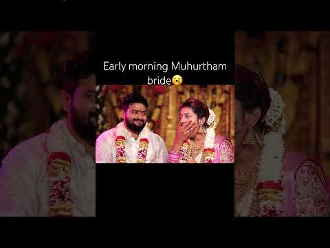 Morning Muhurtham Bride Yawning Funny Shorts 