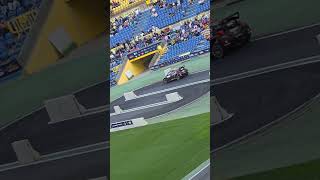 TOYOTA YARIS DRIVER Andrea Lafarja DRIVES ONTO GRAN CANARIA STADIUM PITCH !! 🙈🤣 V JAMAICA 🇯🇲