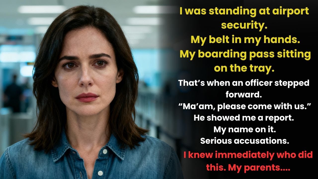 I Was Stopped at Airport Security… and That’s When I Realized My Parents Betrayed Me