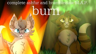 Burn//complete ashfur and brambleclaw map