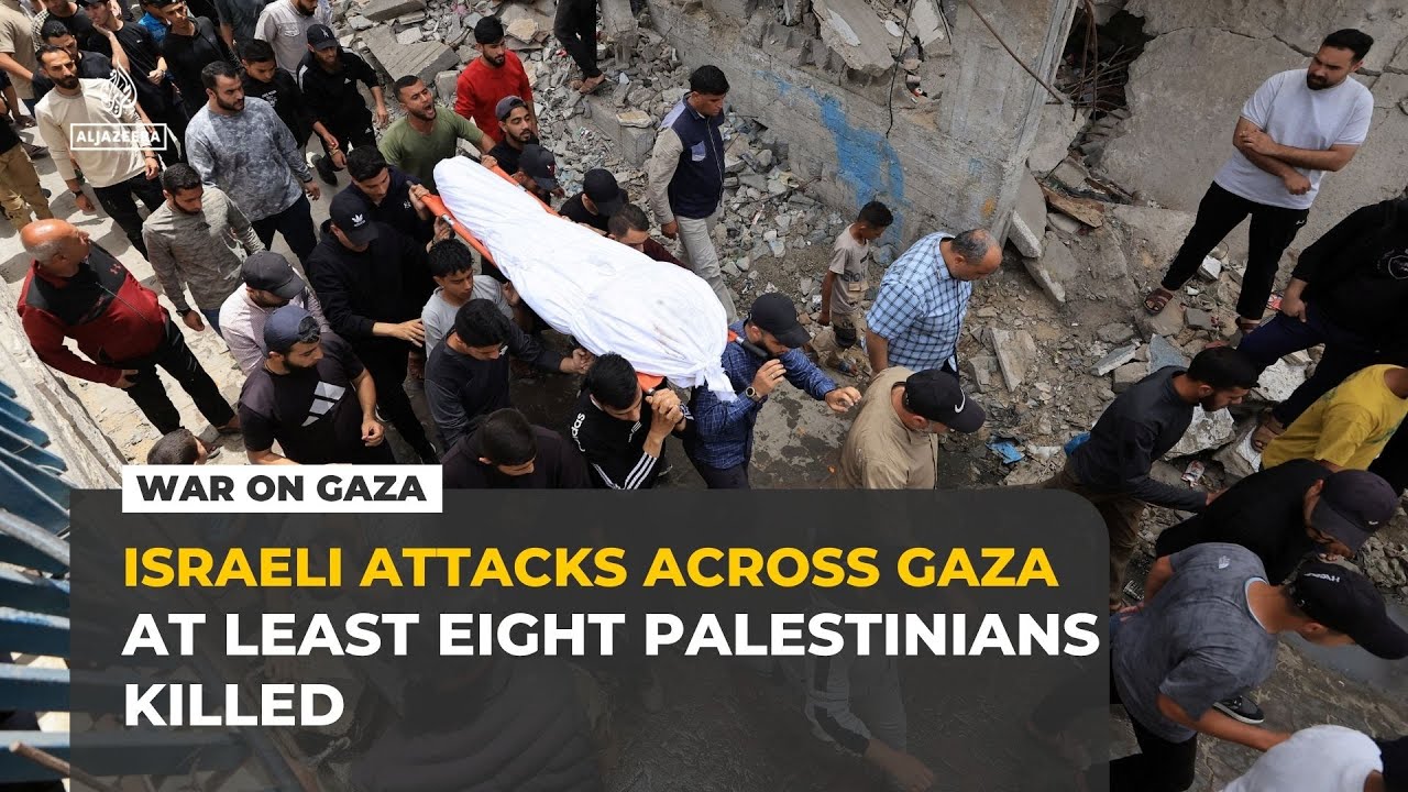 القوات الإسرائيلية تقتل ما لا يقل عن 8 فلسطينيين، بينما يقول نتنياهو إن إسرائيل تسيطر الآن على 60% من قطاع غزة.