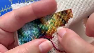 Jan Hicks Creates - Diagonal Cross Stitch with Me - Fractal Bookmark