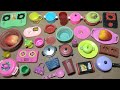 Satisfying with unboxing and review of mini cooking toys playset collection asmr