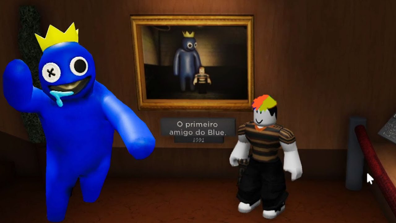 TEatro ROblox - Rainbow Friends - AZUL BABÃO CHEGOU