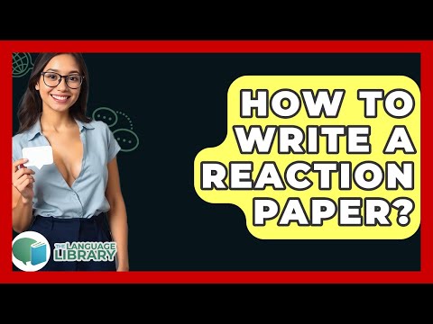 Parts Of Reaction Paper Format
