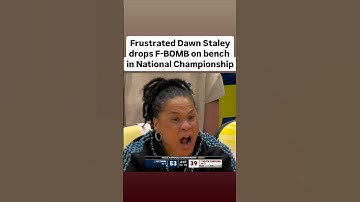 Dawn Staley drops F-BOMB in frustration | UConn Huskies vs South Carolina women