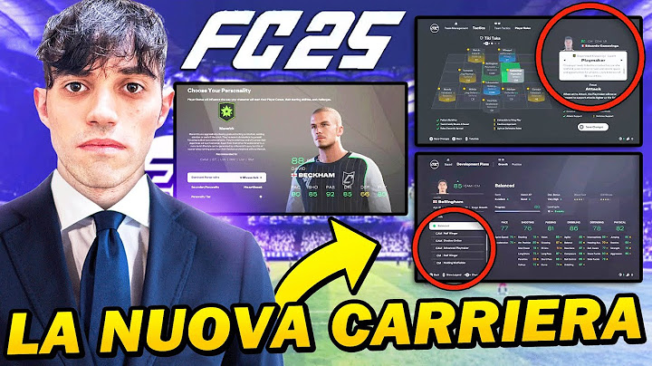 ECCO LA NUOVA CARRIERA SU FC 25! LE PRIME IMMAGINI IN ANTEPRIMA!