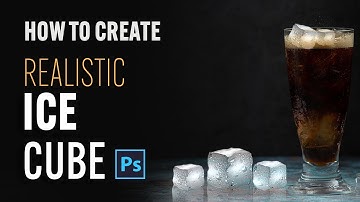 ice cube create in photoshop #photoshop