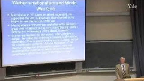 16. Weber on Protestantism and Capitalism