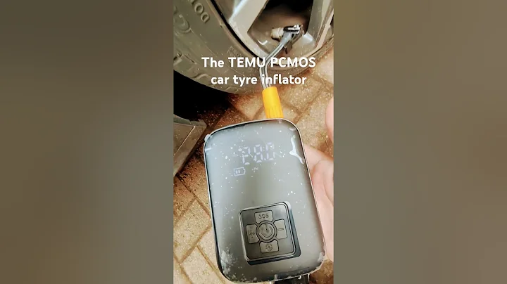 TEMU PCMOS portable car tyre inflator ! it works great ⚡ #temu #inflator #portable