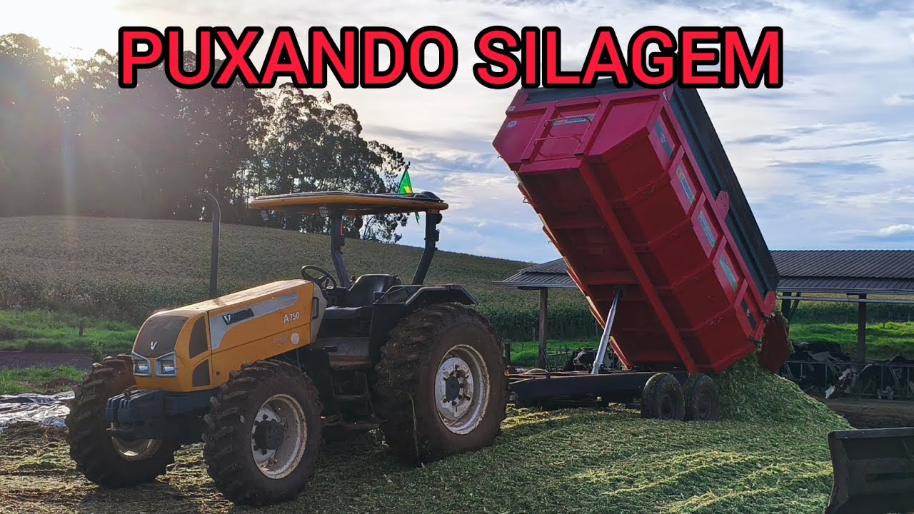 PUXANDO A SILAGEM COM VALTRA A750 DA SAFRA 25/26