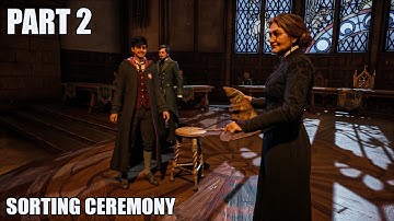Sorting Ceremony in Hogwarts Legacy Gameplay Walkthrough Episode 2 | No Commentary