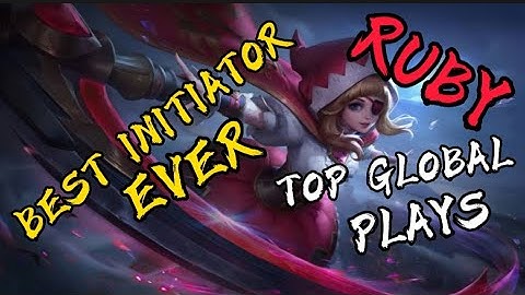 RUBY UPDATED GAMEPLAY ! ! NEW META BUILD ! ! DAMAGE TYPE TOP GLOBAL BUILD ! !