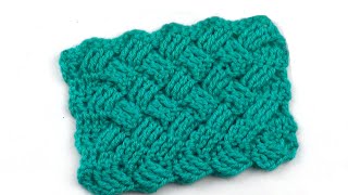 Узор Классическая плетенка   Braided crochet pattern