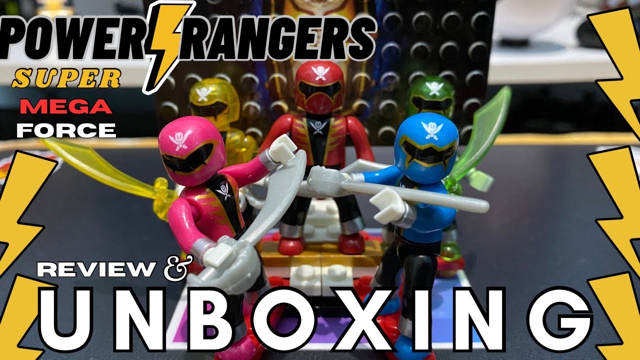 Review & Unboxing Mega Block Power Rangers Super Mega Force !! Rekomen ...
