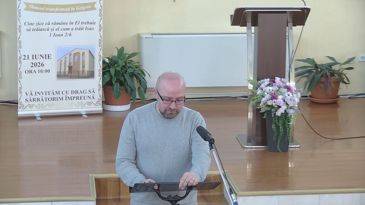 Daniel Zaharia - De la servit la mese la propovăduirea cuvântului-FA. 8:1-8 01.03.2026 P.M.