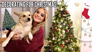 Putting up the Christmas tree! Decorate with me! 🎄